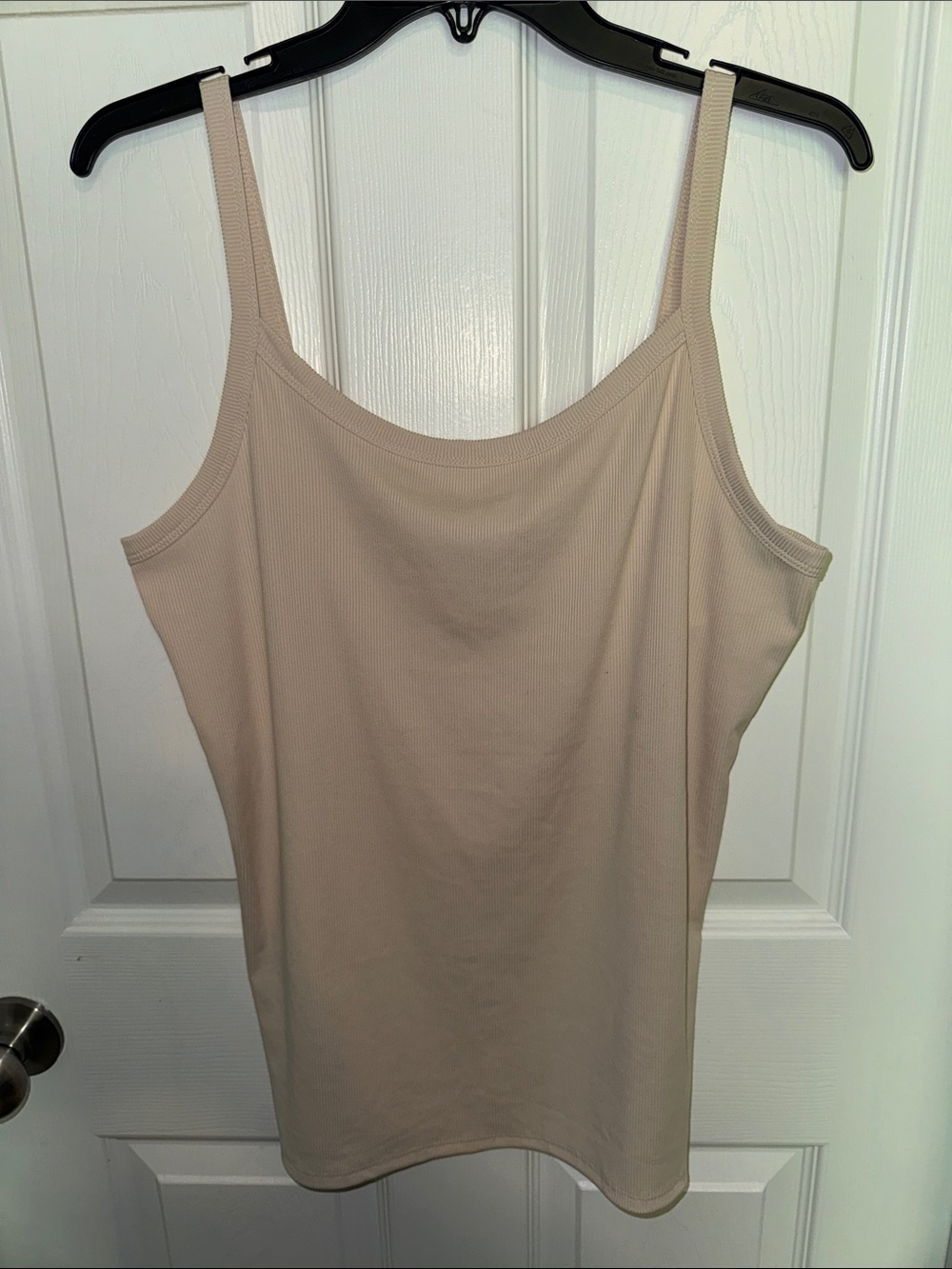 NWT No Boundaries Beige Ribbed Camisole Tank